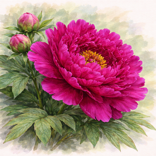 Tree Peony Plant-Black Dragon (Wu Long Peng Sheng)